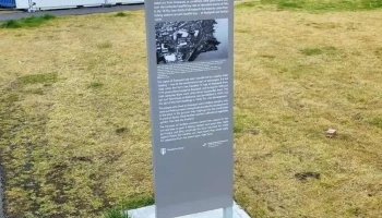 Ananaust info plate - 101 Reykjavík