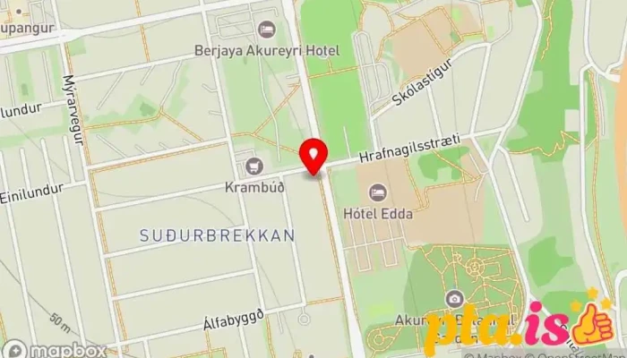 Acco Guesthouse -  Kort - Akureyri
