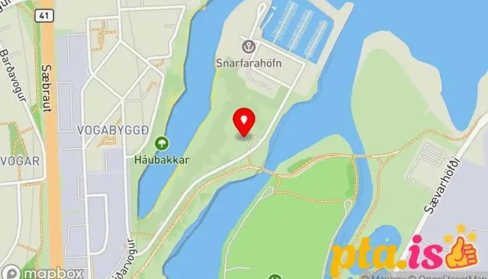 kort yfir Ævintýraborg Vogabyggð Leikskóli í Reykjavík