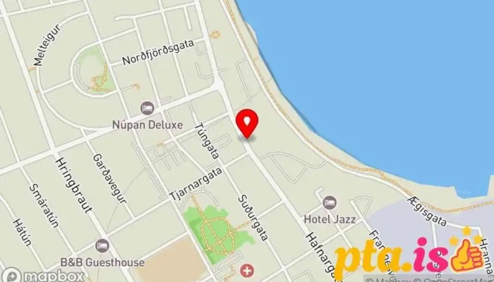 kort yfir Álftavík  í Keflavík