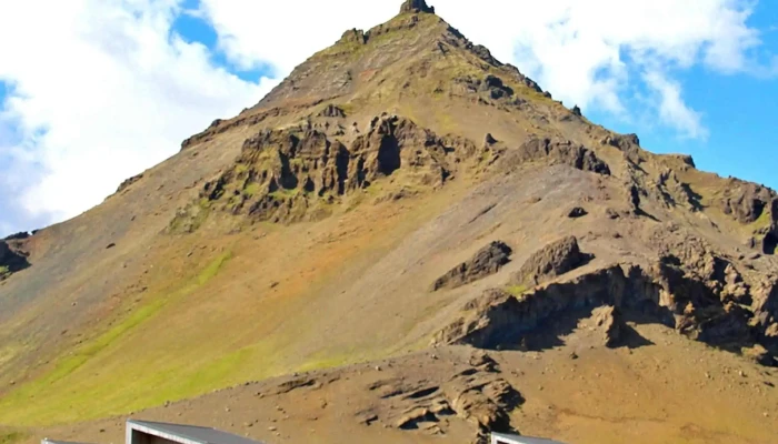 Arnarstapi Cliff Viewpoint -  Staðsetning - Arnarstapi