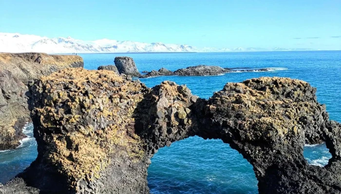Arnarstapi Cliff Viewpoint -  Vefsiða - Arnarstapi