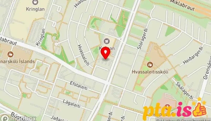 Bilastaedi Landsvirkjun Kort - Reykjavík