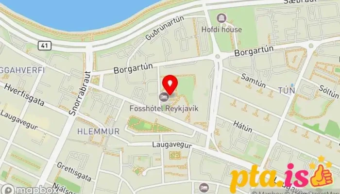 Bjorgardurinn Kort - Reykjavík