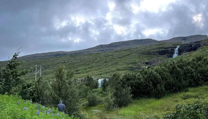 Bleiksarfoss Myndbond - Eskifjorður