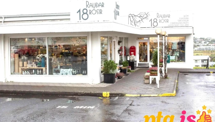 Blómabúðin 18 Rauðar Rósir - 200 Kópavogur