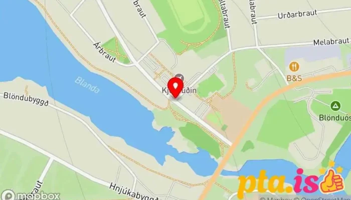 kort yfir Blönduós  í Blönduós