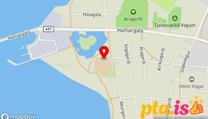 kort yfir Bókasafn Stóru-Vogaskóla • Lestrarfélagið Baldur Bókasafn í Vogar