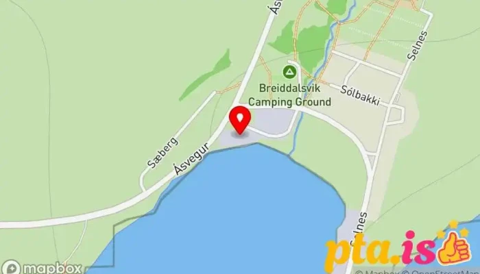 Borkjarnasafn Natturufraedistofnunar Islands A Breiddalsvik Kort - Breiðdalsvík