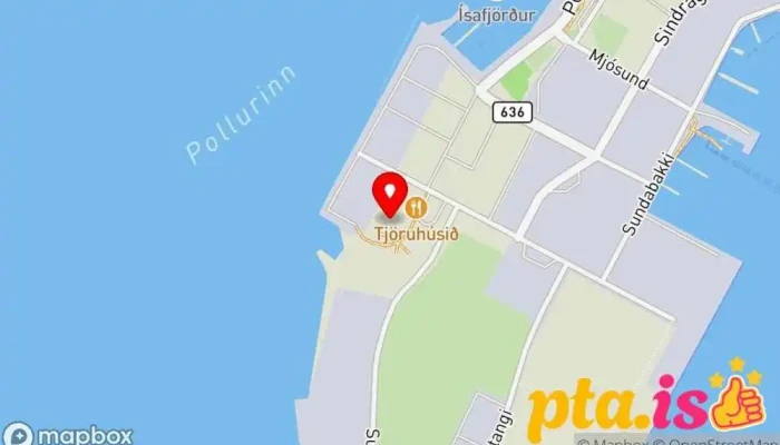 kort yfir Byggðasafn Vestfjarða Safn, Ferðamannastaður í Ísafjörður