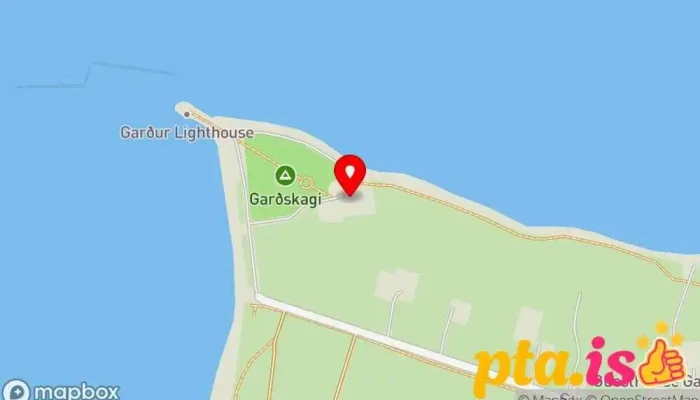 kort yfir Byggðasafnið á Garðskaga Safn í Garður