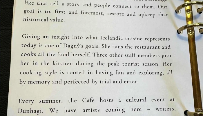 Cafe Dunhagi -  Einkunn - Tálknafjörður