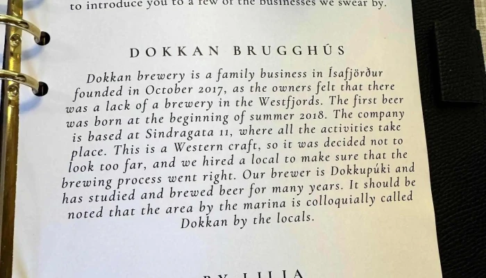 Cafe Dunhagi -  Staðsetning - Tálknafjörður