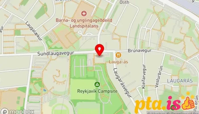 kort yfir Dalur Kaffihús í Reykjavík