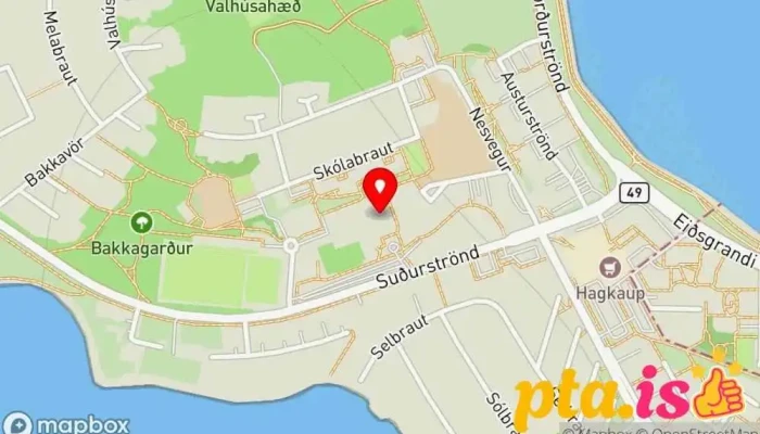 kort yfir DHL Service Point (Íþróttahús Gróttu Afgreiðsla) Hraðpóstþjónusta, Delivery service, Vörustjórnunarþjónusta, Póstþjónusta, Flutninga- og póstþjónusta, Vöruflutningafyrirtæki, Flutningafyrirtæki í Seltjarnarnes