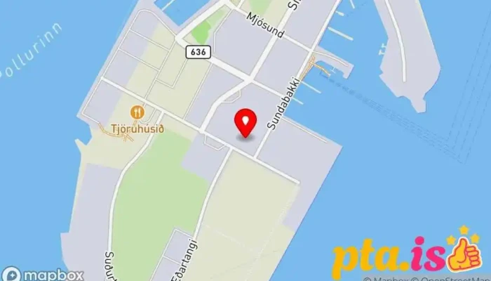 kort yfir Eimskip Ísafjörður Vöruflutningafyrirtæki í Ísafjörður