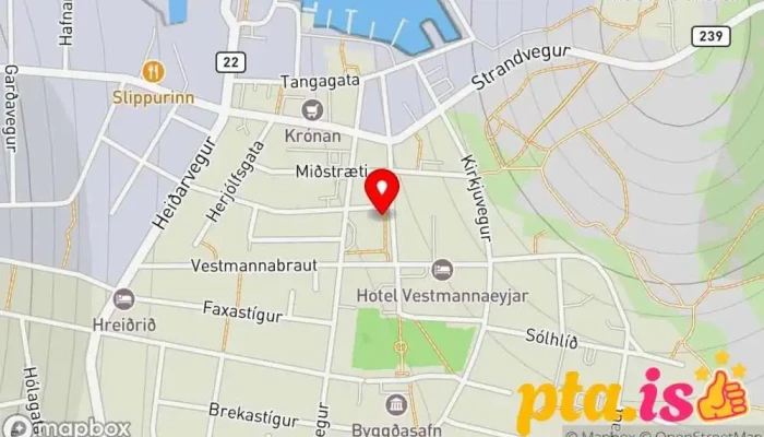 Eydis Isbud Kort - Vestmannaeyjabær