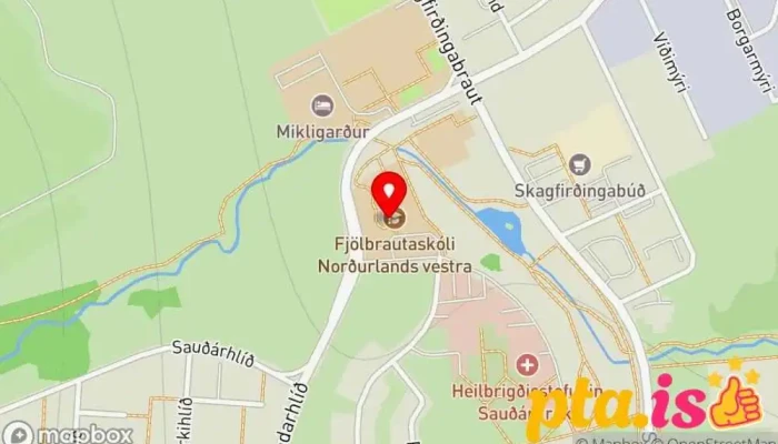 Fjolbrautaskoli Nordurlands Vestra Kort - Sauðárkrókur