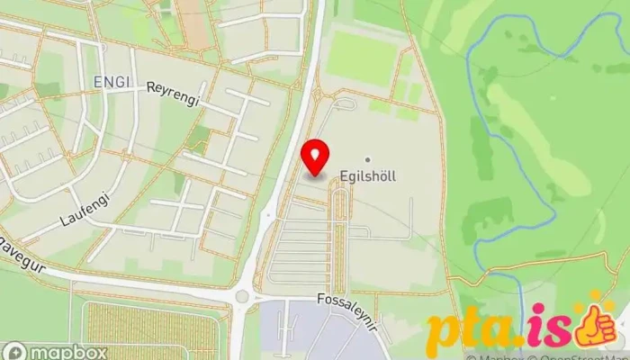 kort yfir Fjölnir Listhlaupadeild Skautaklúbbur, Skautasvell í Reykjavík