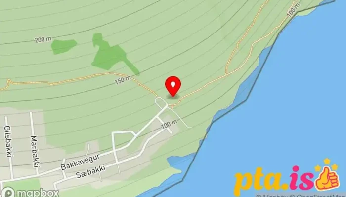 kort yfir Fólkvangur Neskaupstaðar Friðland, Ferðamannastaður í Neskaupstaður