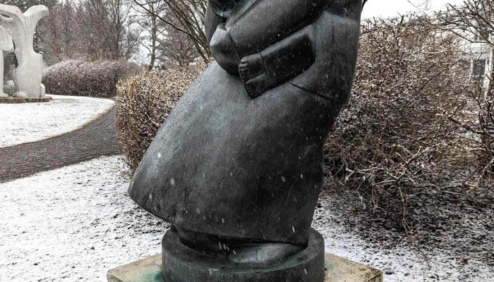 Fykur Yfir Haedir Skulptur - Reykjavík