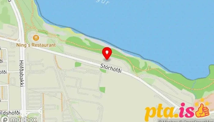 kort yfir Fyrirtækjapósthús Póstsins Pósthús í Reykjavík