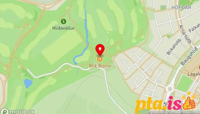 kort yfir Golfklúbbur Mosfellsbæjar Golfklúbbur í Mosfellsbær