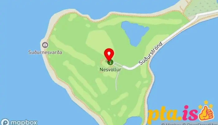 kort yfir Golfklúbbur - Seltjarnarnes Golf í Seltjarnarnes