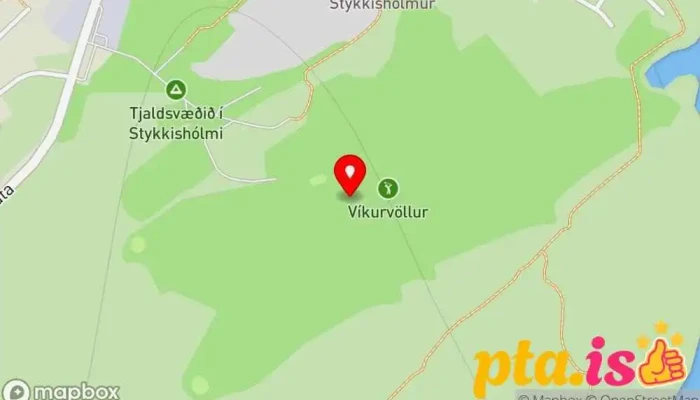 kort yfir Golfklúbburinn Mostri Golf í Stykkishólmur