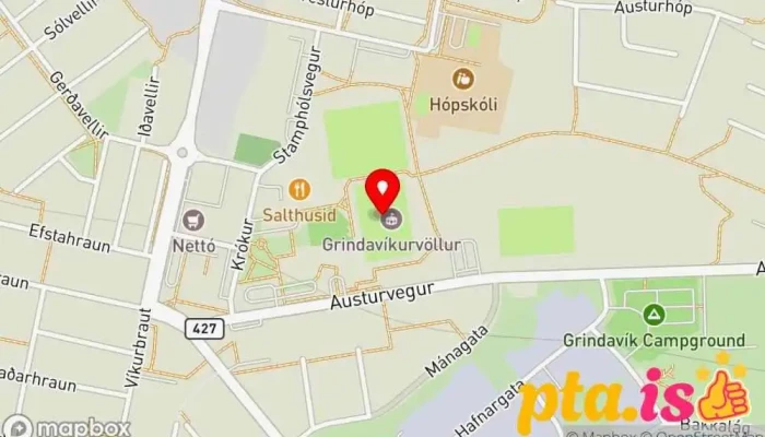 Grindavikurvollur Kort - Grindavík