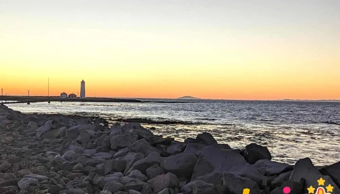 Grótta, Norðurströnd, gönguleið - Seltjarnarnes