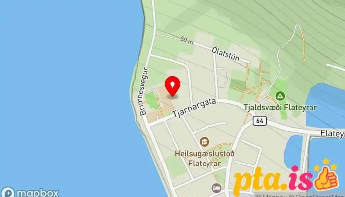 kort yfir Grunnskóli Önundarfjarðar Skóli í Flateyri