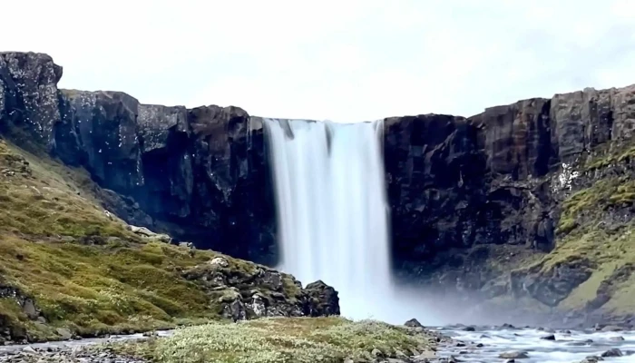 Gufufoss -  Myndbond - 93