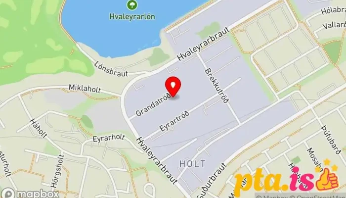 kort yfir H-BERG Vörugeymsla í Hafnarfjörður