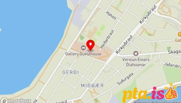 kort yfir Heilbrigðisstofnun Vesturlands Sjúkrahús í Akranes