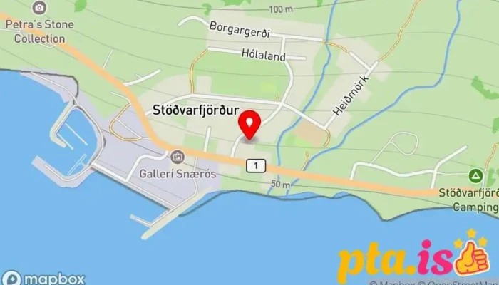 kort yfir Heilsugæsla HSA Heilsugæslustöð í Stöðvarfjörður