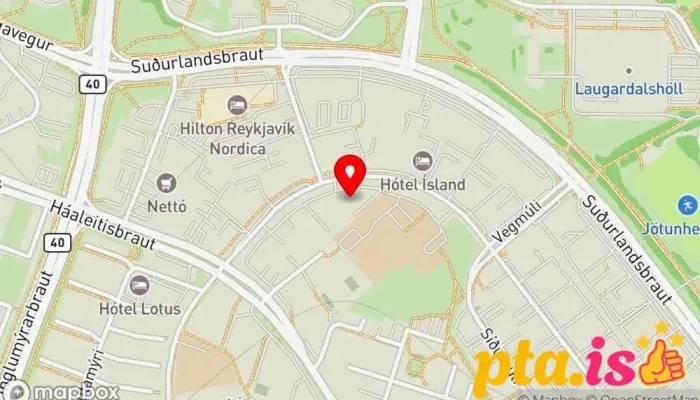 Heimahusid Kort - Reykjavík