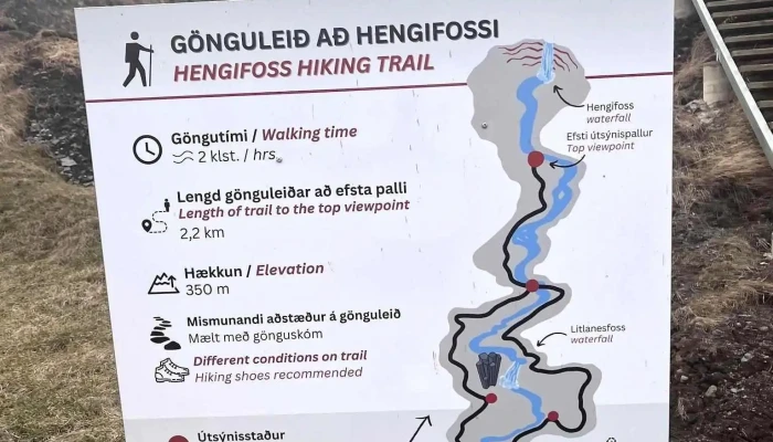 Hengifoss -  Nyjast - Egilsstaðir