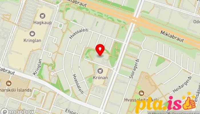 Hjalparstarf Kirkjunnar Kort - Reykjavík