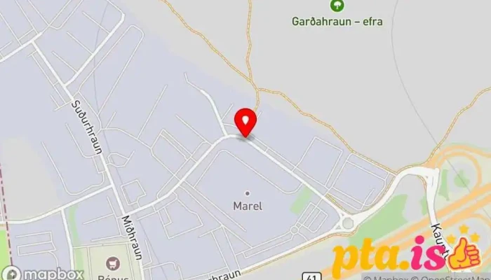 kort yfir Hleragerðin  í Garðabær