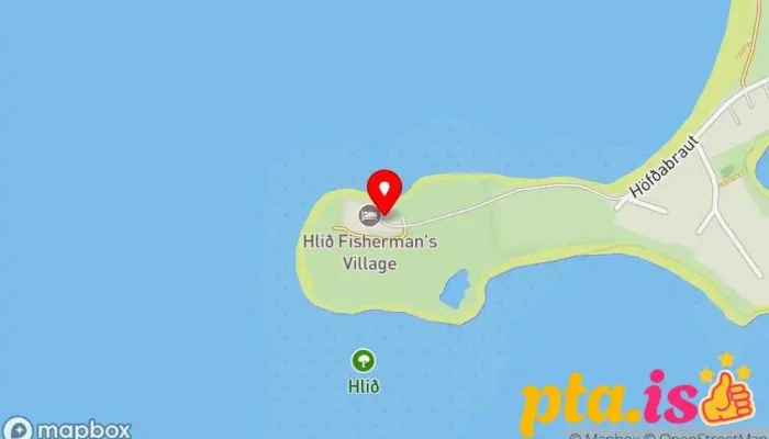 kort yfir Hlið Gisting í Álftanes