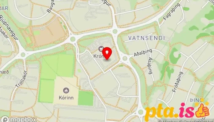 kort yfir Hönnun og Skart Innréttingaklæðningar Internetverslun, Eldhúsinnréttingaverslun, Endurhönnun eldhúsa, Endurhönnun í Kópavogur