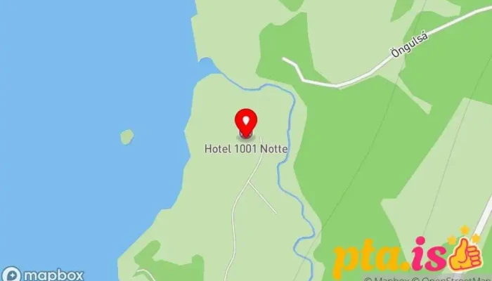 kort yfir Hótel 1001 Nótt Hótel í Egilsstaðir