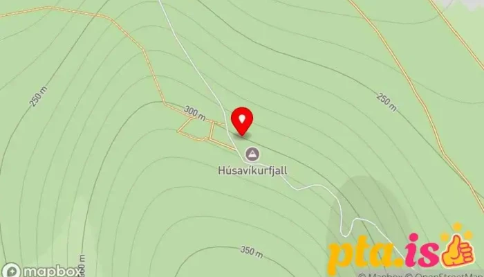 Husavik Mountain Kort - Húsavík