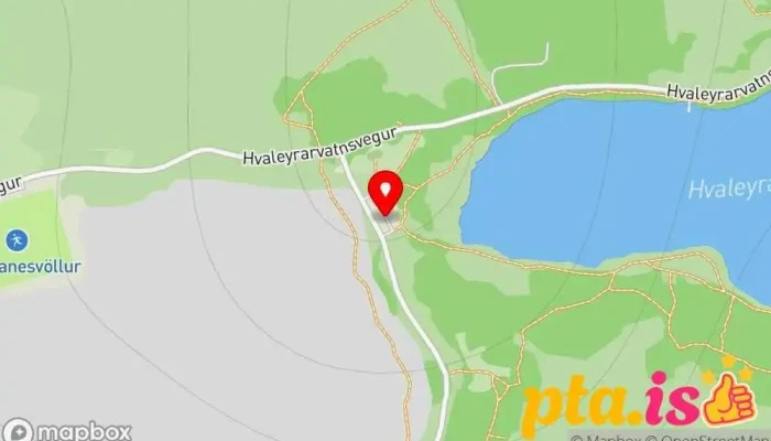 kort yfir Hvaleyrarvatn Bílastæði Vestur Almenningsgarður í Hafnarfjörður