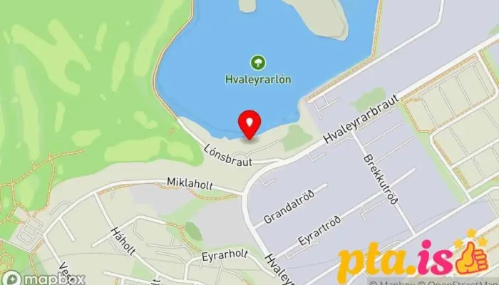 kort yfir Hvaleyri Íþróttafélag í Hafnarfjörður