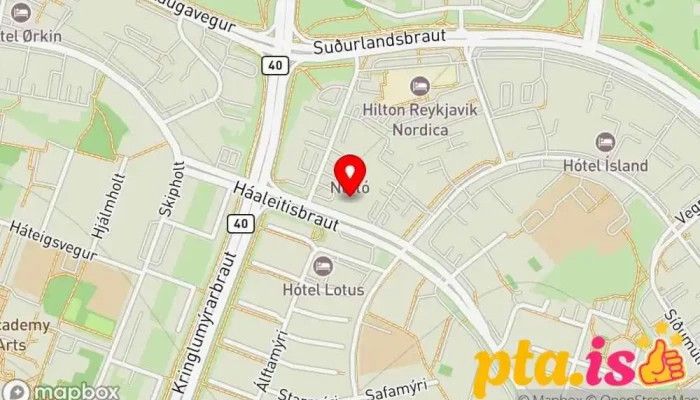 Innheimtustofnun Sveitarfelaga Kort - Reykjavík