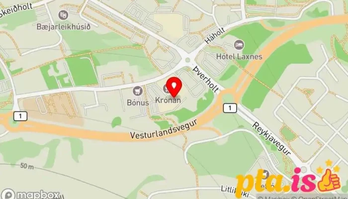 Isbud Huppu Kort - Mosfellsbær