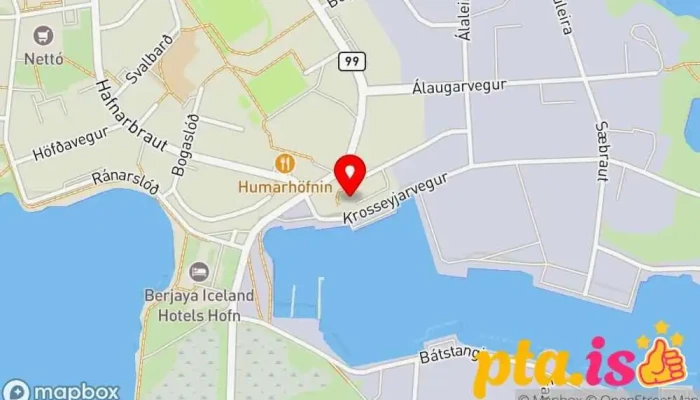 Ishusid Pizzeria Restaurant Kort - Höfn Í Hornafirði