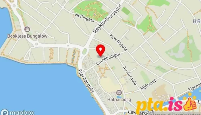 kort yfir Íslandsbanki Banki í Hafnarfjörður